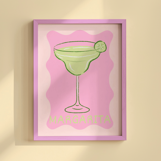 Margarita Cocktail Poster Print