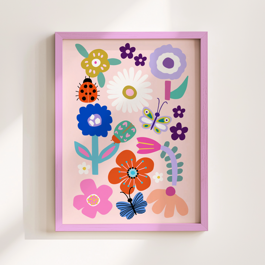 Flower Garden 3 Poster Print