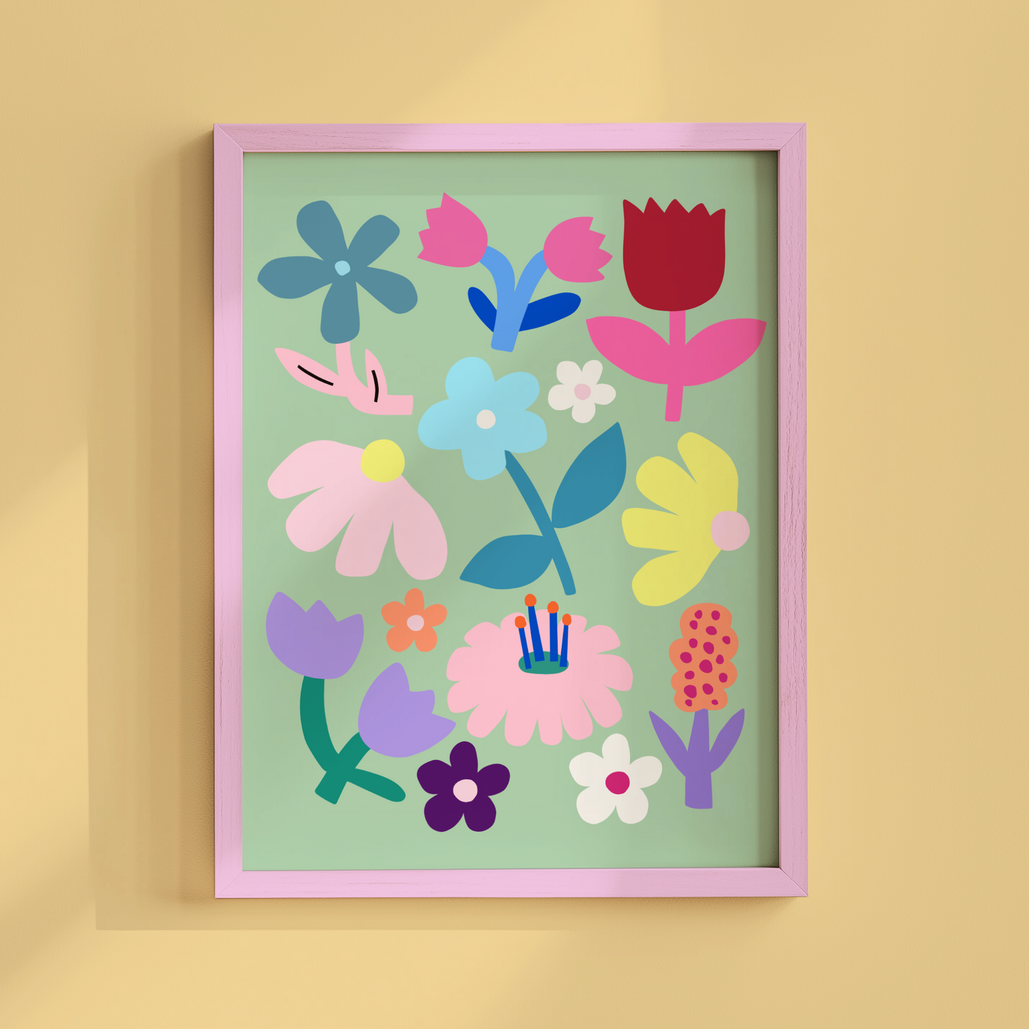 Flower Garden 2 Poster Print