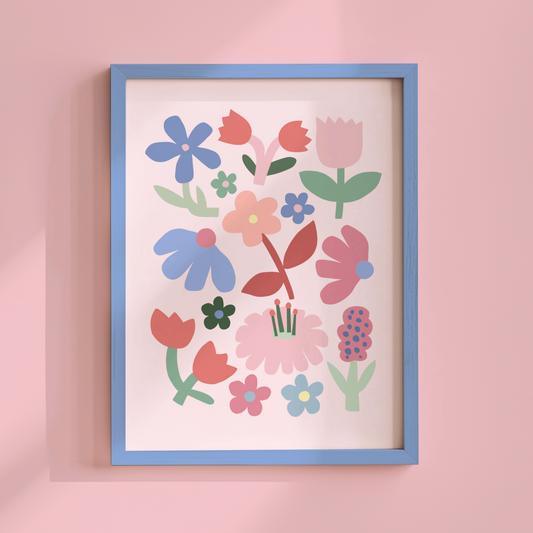 Flower Garden 4 Poster Print
