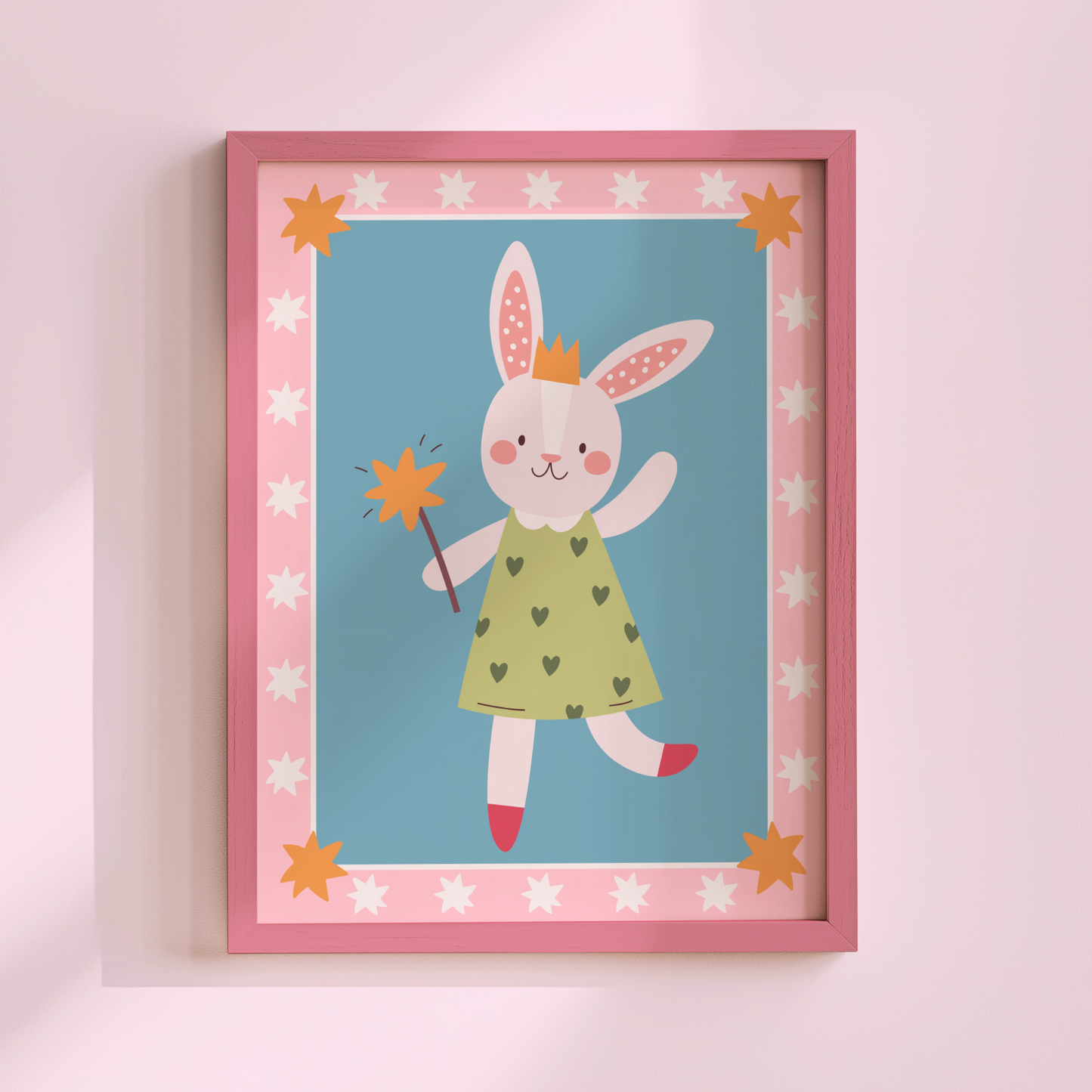 Princess Bunny Poster Print
