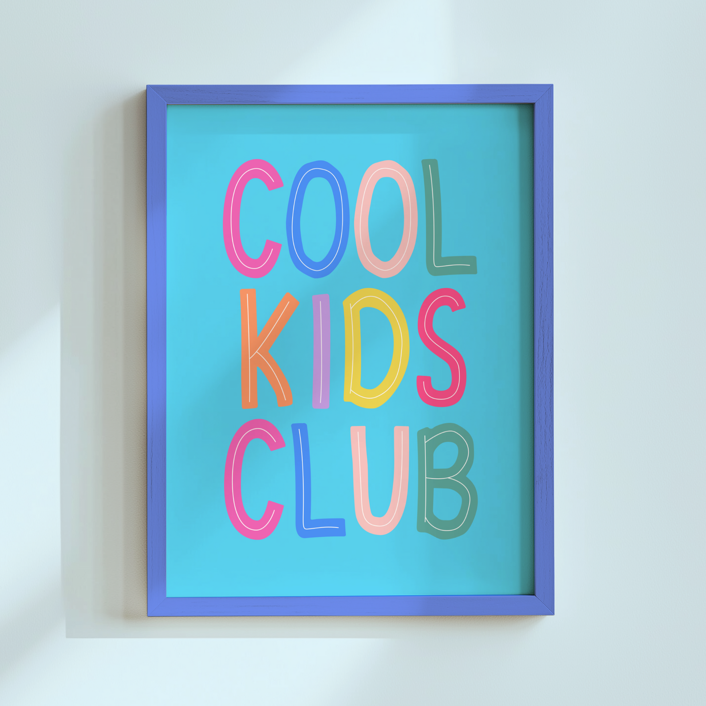 Cool Kids Club Poster Print