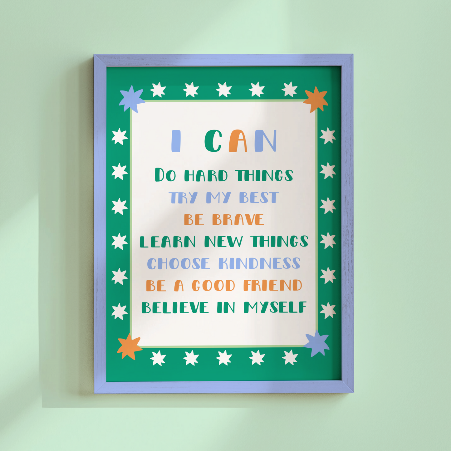 'I Can' Affirmations Poster Print