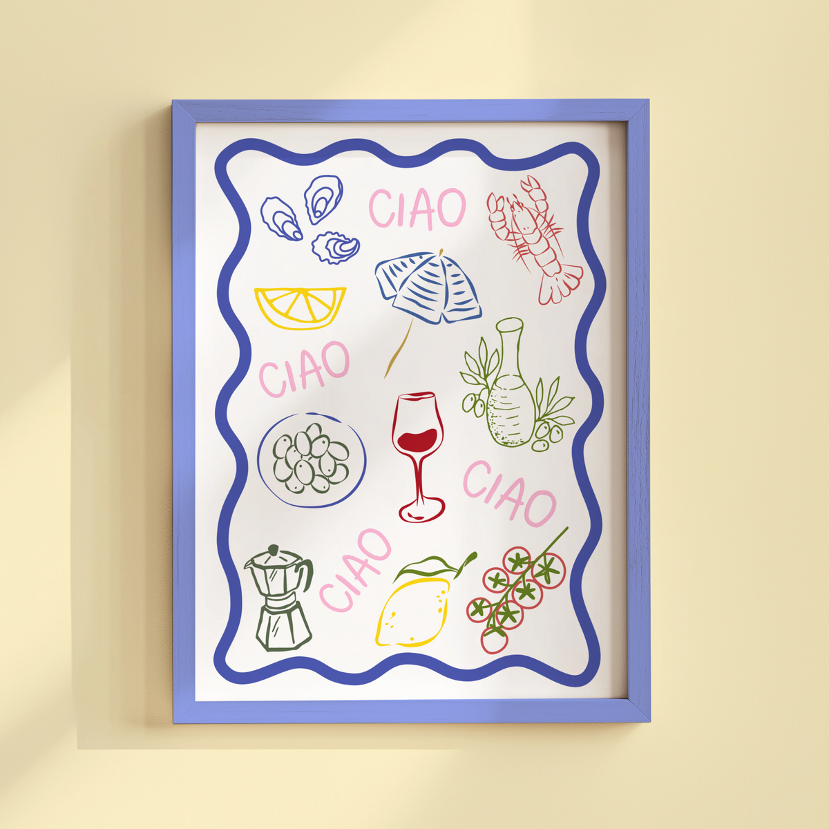 Italian Summer Poster Print