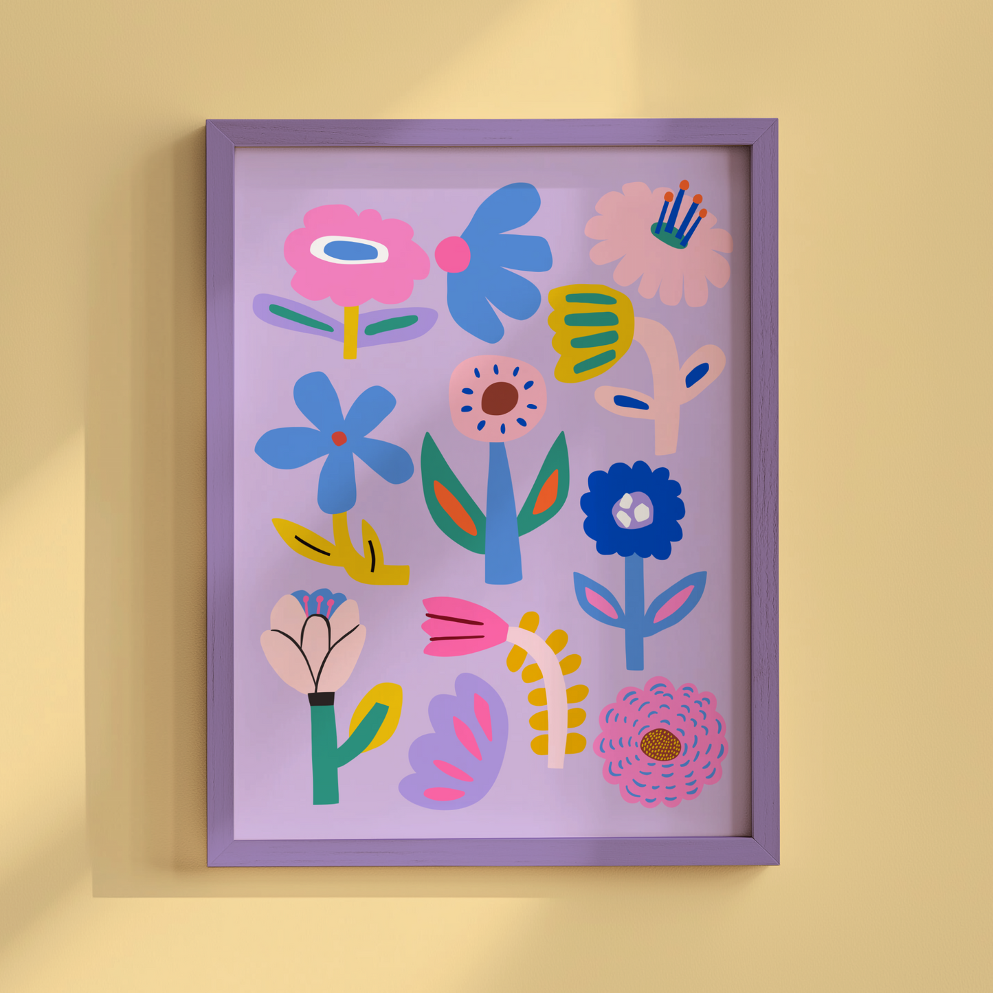 Flower Garden Poster Print