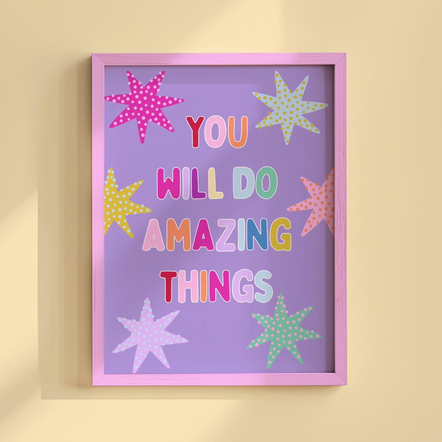 You Will Do Amazing Things Poster Print