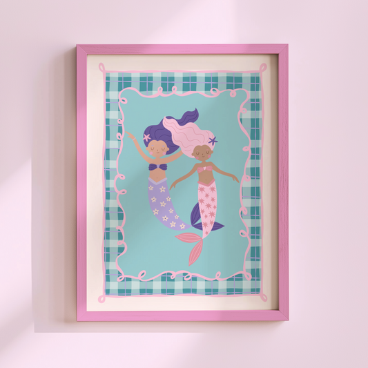 Mermaids Poster Print