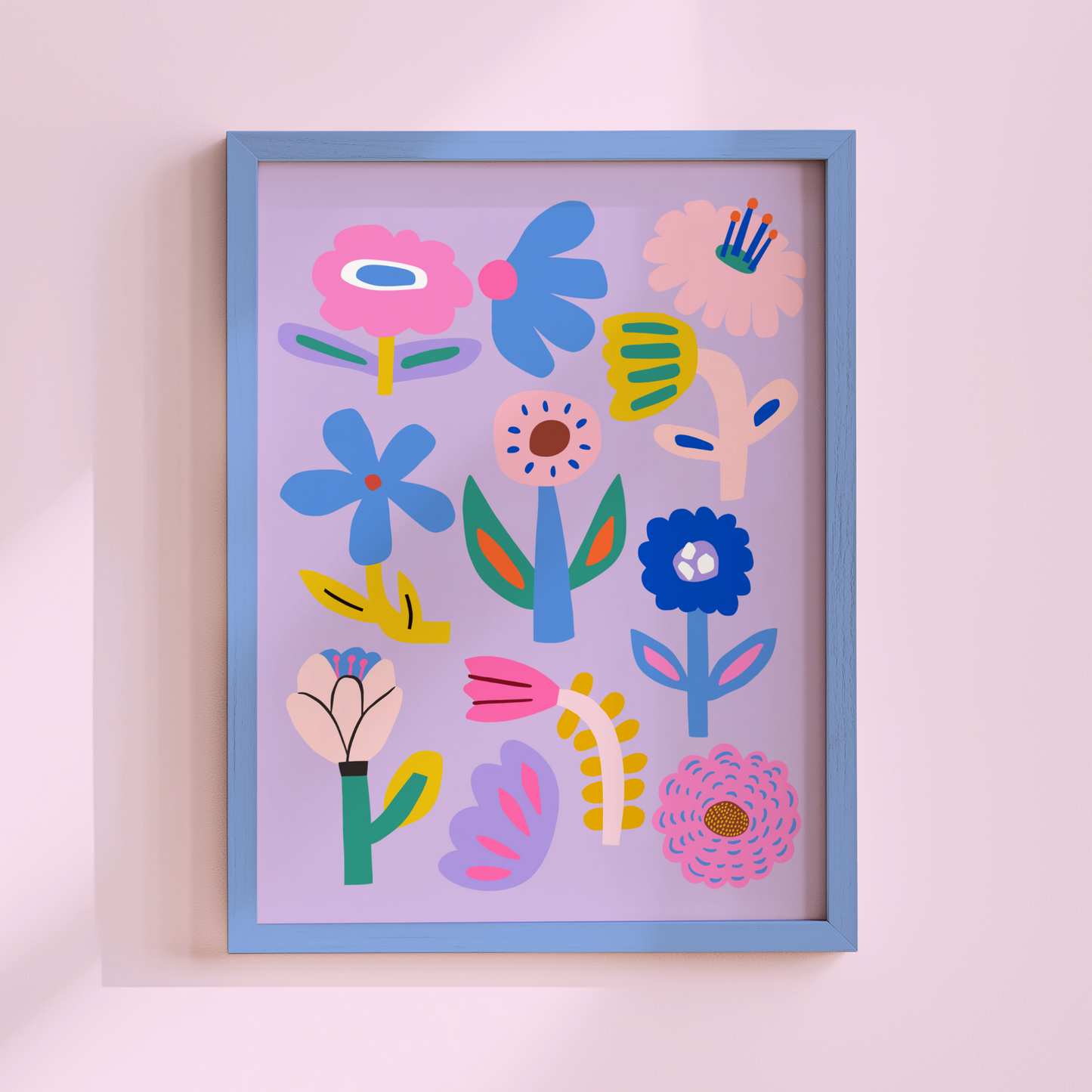Flower Garden Poster Print