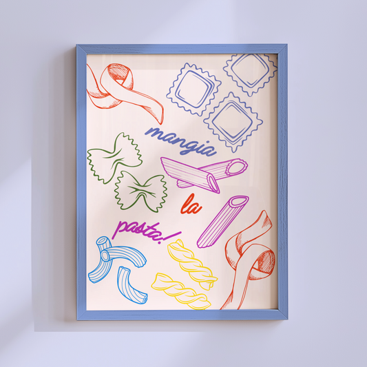 Mangia La Pasta Print