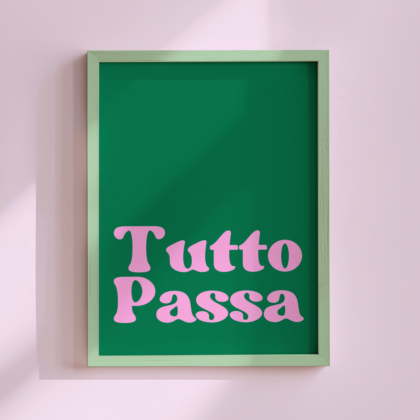 Tutto Passa Poster Print