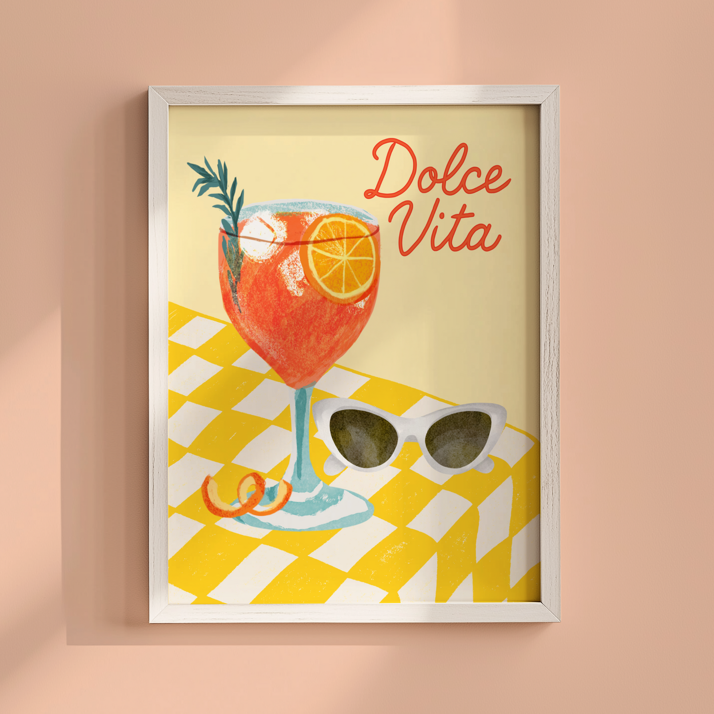 Dolce Vita Aperol Spritz Poster Print