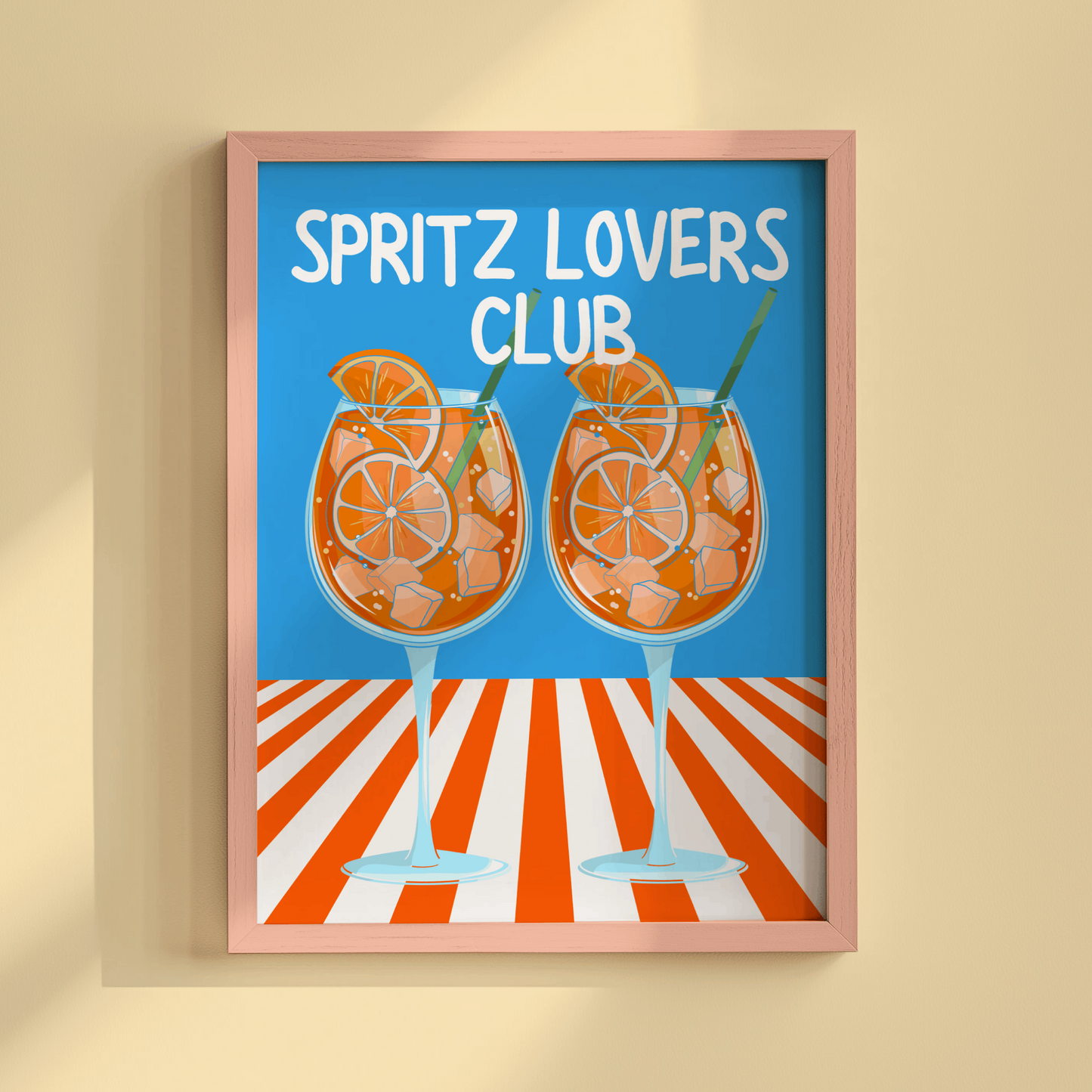 Spritz Lovers Club Poster Print