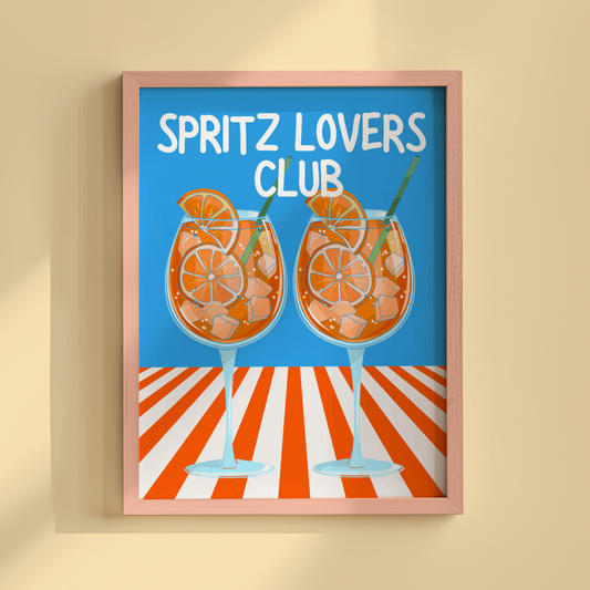 Spritz Lovers Club Poster Print
