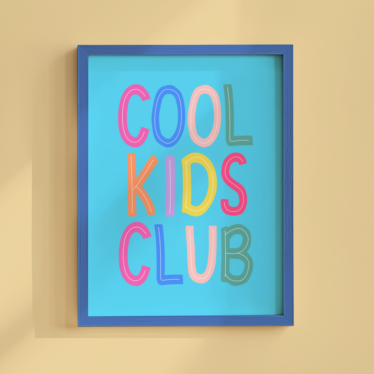 Cool Kids Club Poster Print