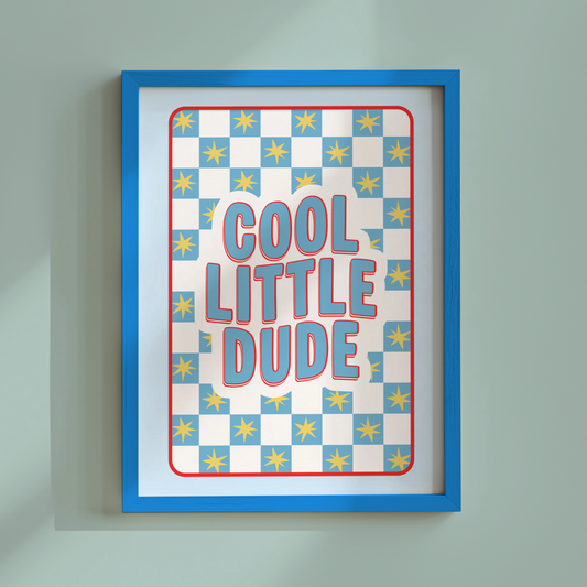 Cool Little Dude Poster Print