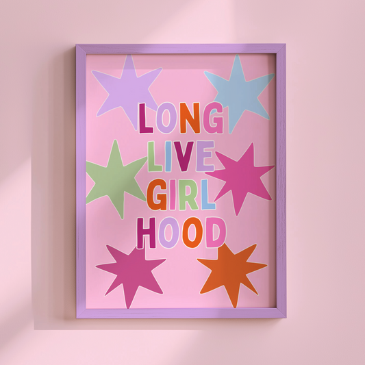 Long Live Girlhood Poster Print