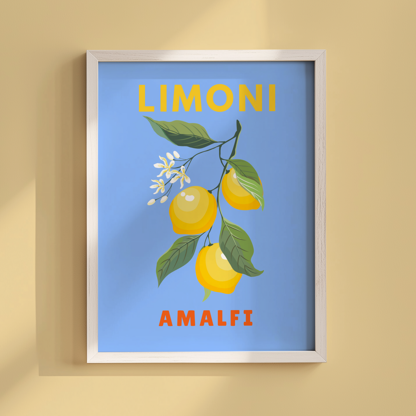 Limoni Amalfi Lemon Branch Print