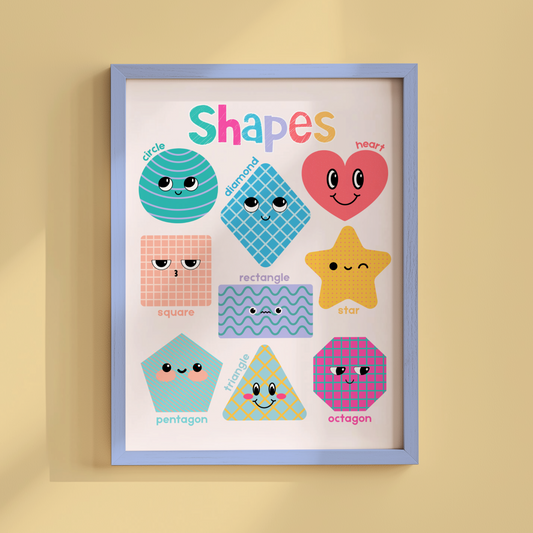 Shapes Poster Print