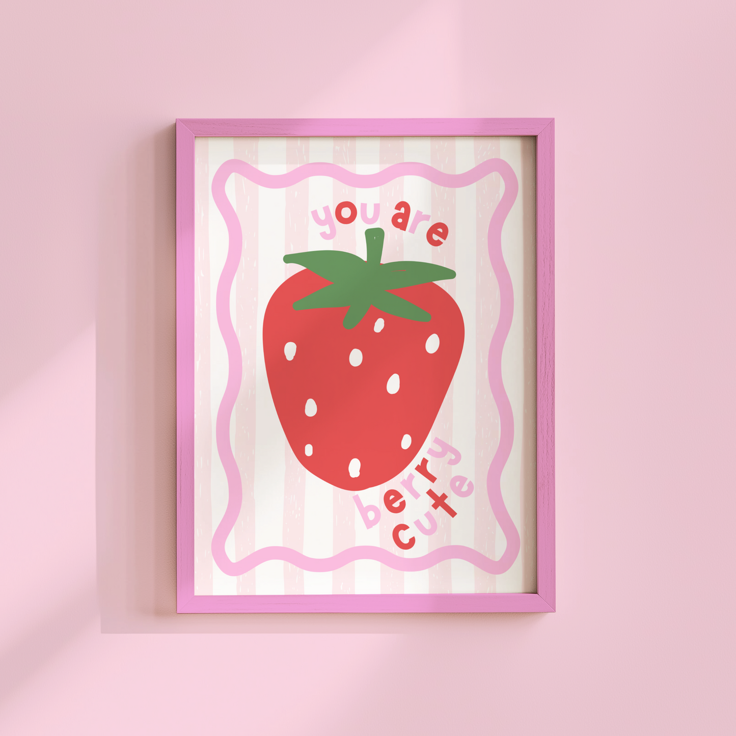 You Are Berry Cute Poster Print