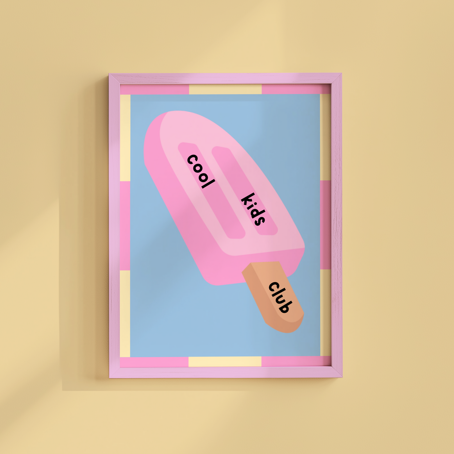 Cool Kids Club Popsicle Poster Print