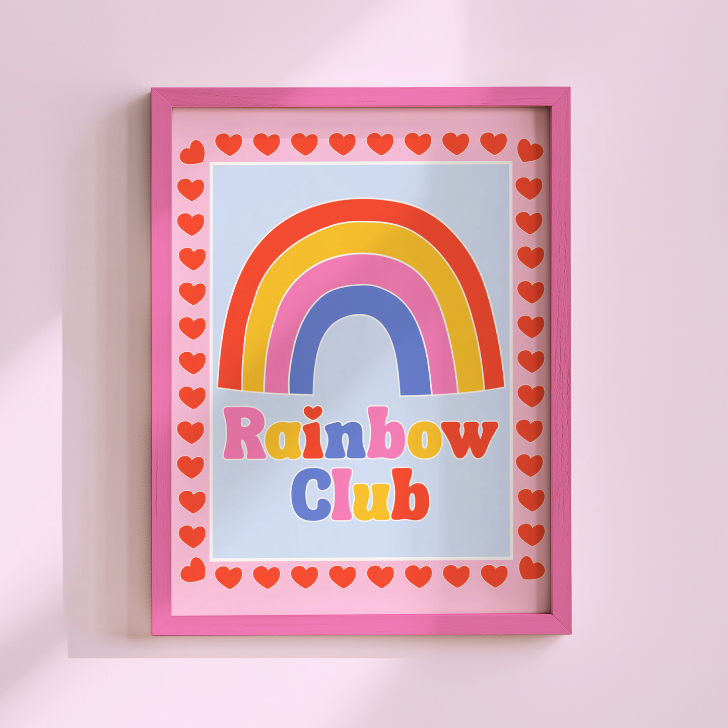 Rainbow Club Poster Print