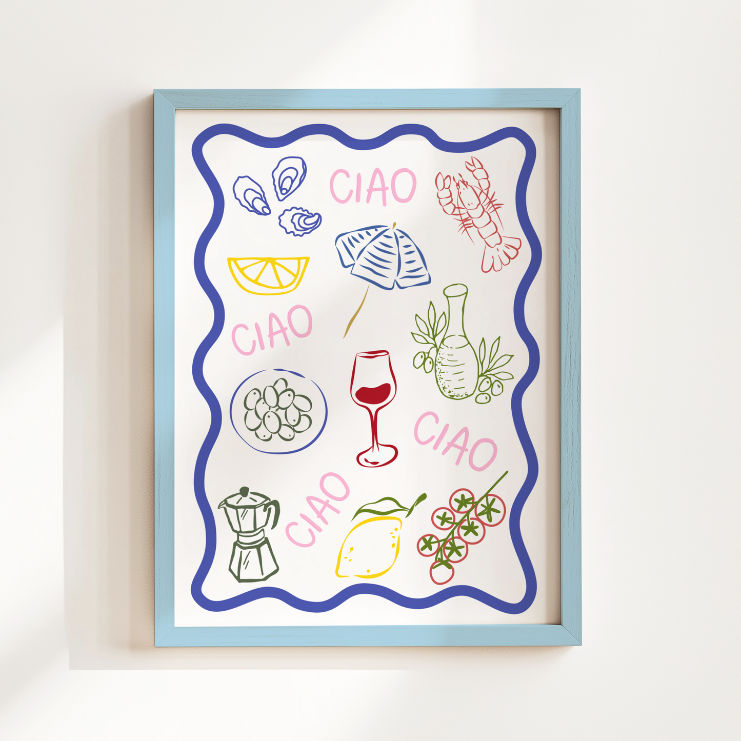 Italian Summer Poster Print