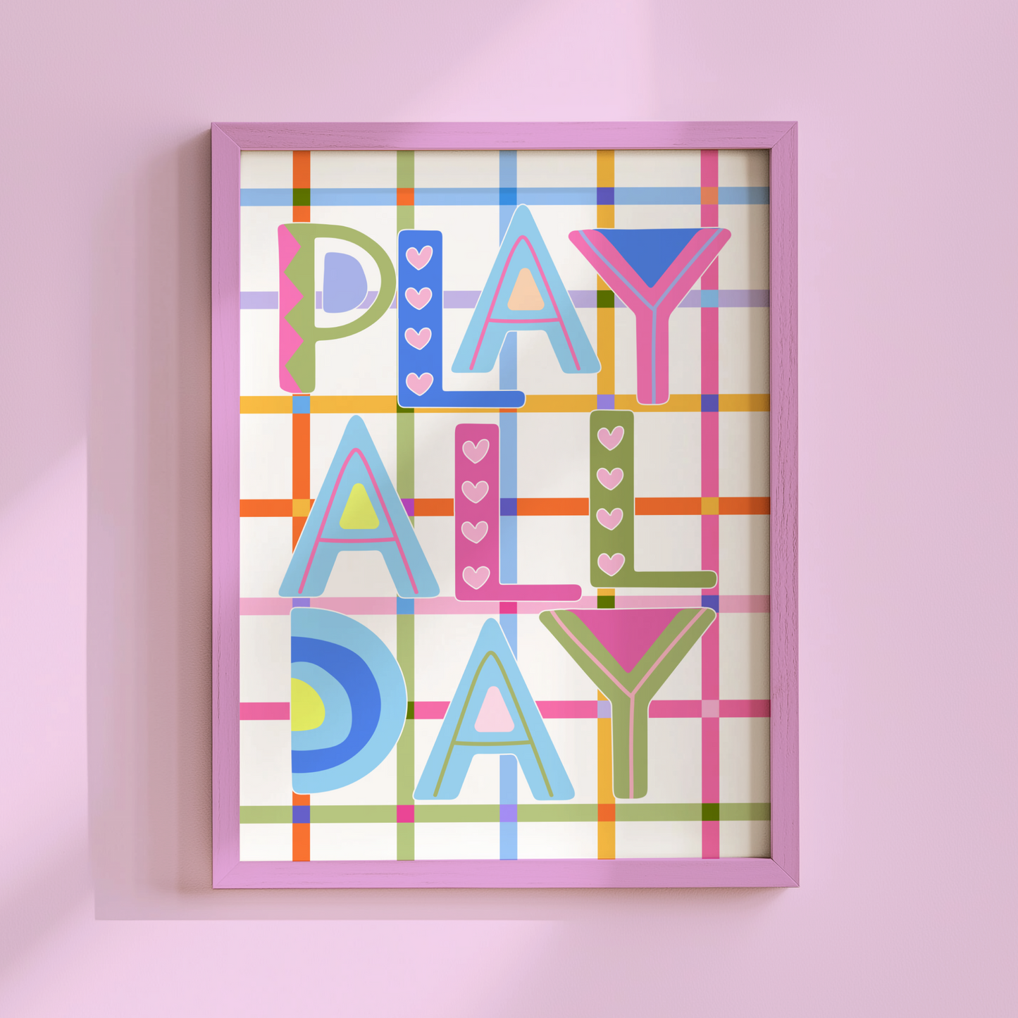 Play All Day Poster Print