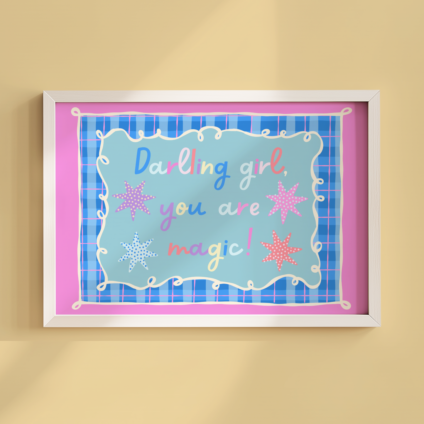 Darling Girl, You Are Magic (Horizontal) Poster Print