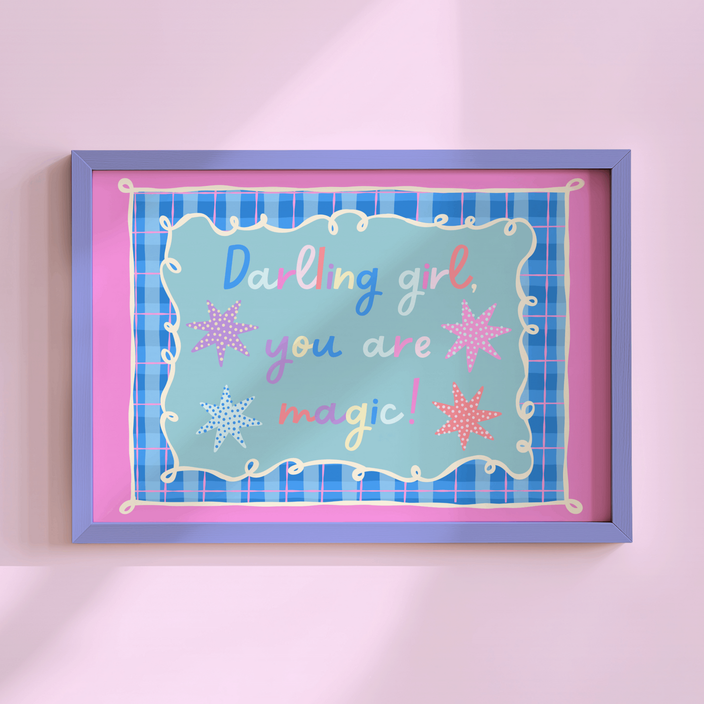 Darling Girl, You Are Magic (Horizontal) Poster Print