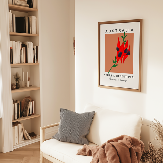 Australian Sturt's Desert Pea Print