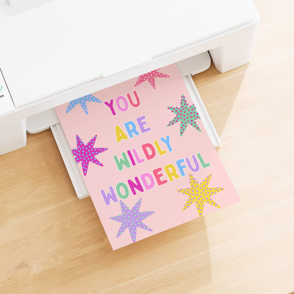 You Are Wildly Wonderful Poster Print