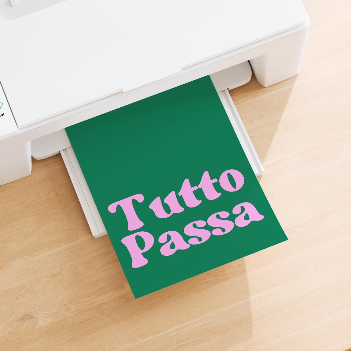 Tutto Passa Poster Print