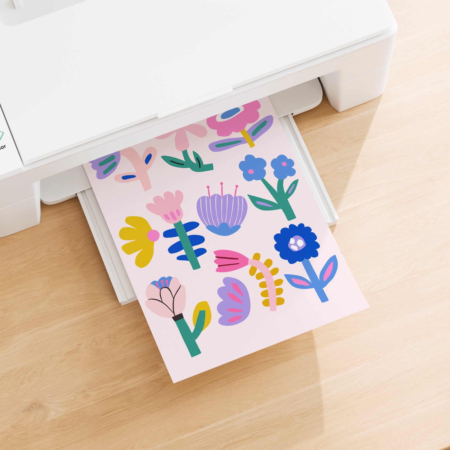 Playful Flowers Poster Print