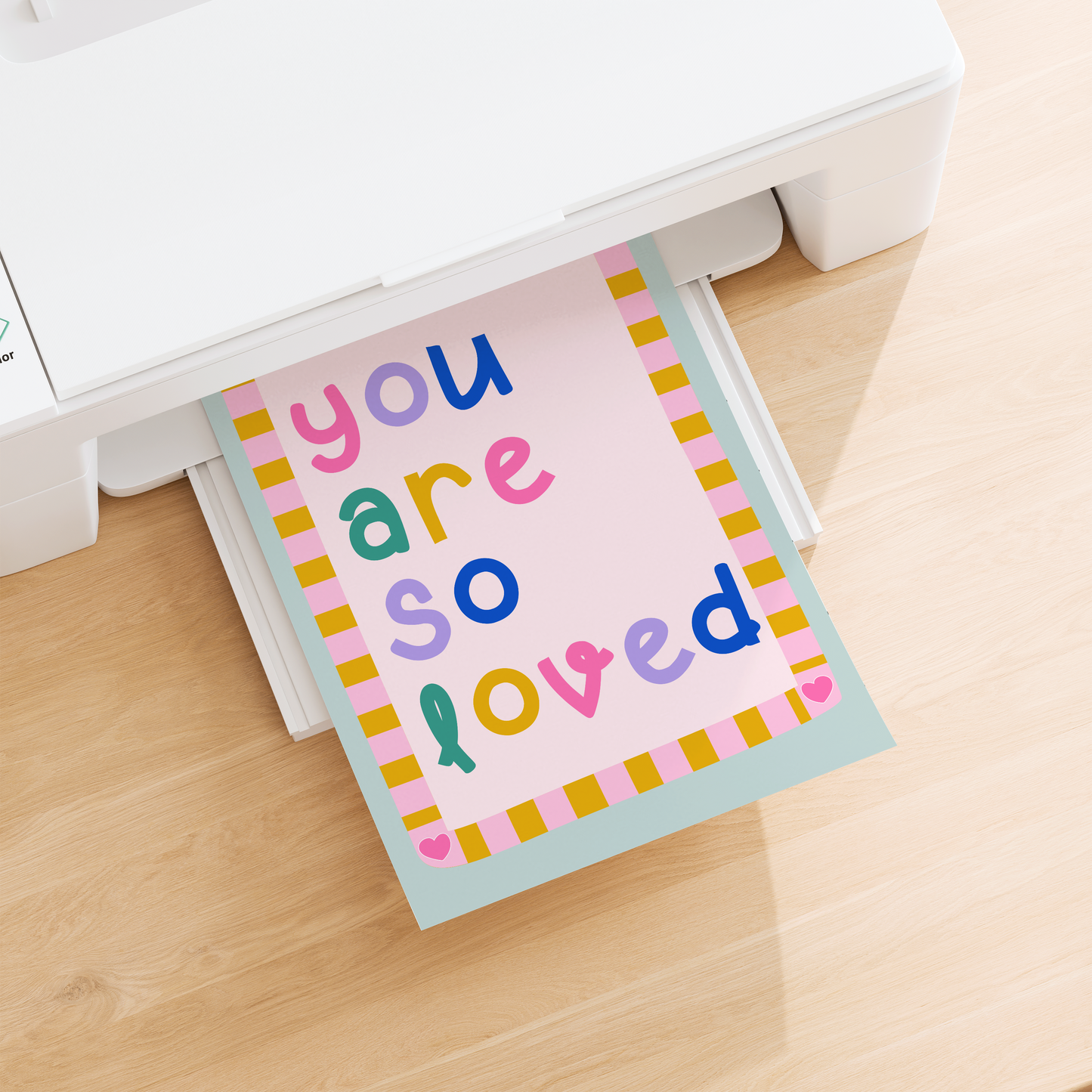 You Are So Loved Poster Print