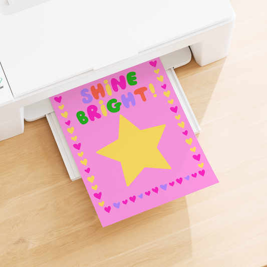 Shine Bright Poster Print