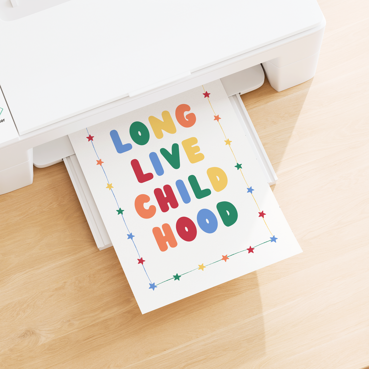 Long Live Childhood Poster Print