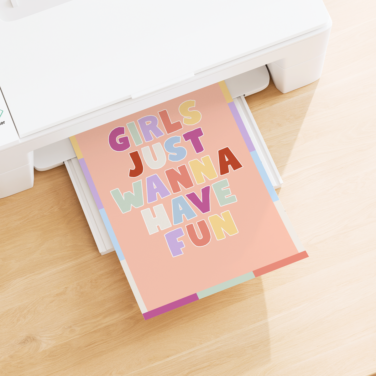 Girls Affirmation Printable Wall Art Bundle