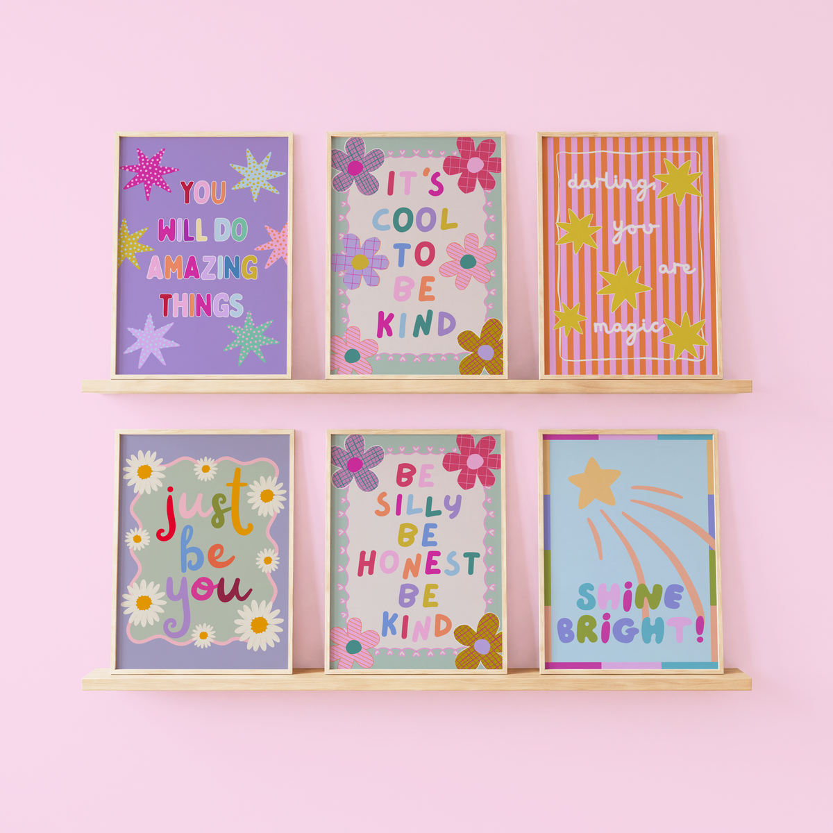Girls Affirmation Printable Wall Art Bundle