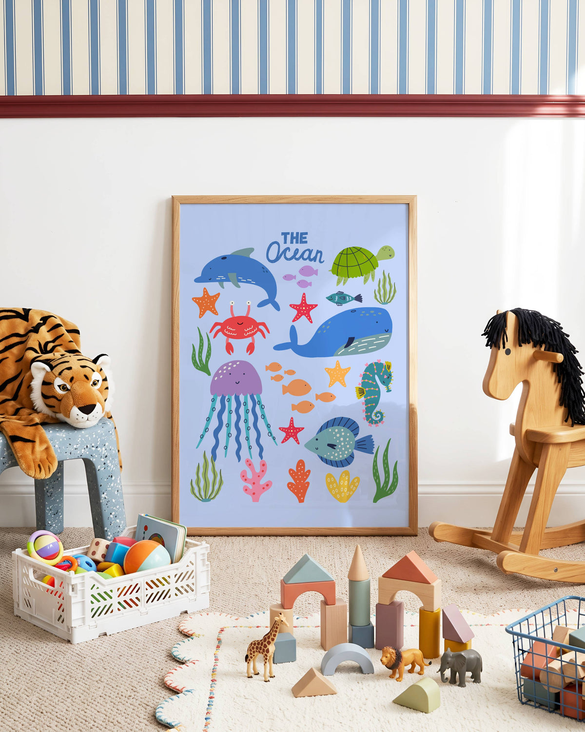 The Ocean Sea Animals Poster Print