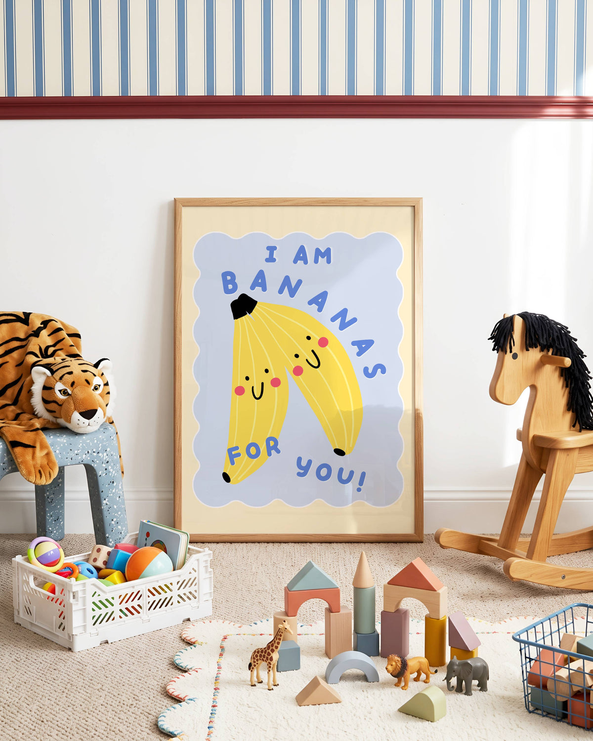 I Am Bananas For You Poster Print