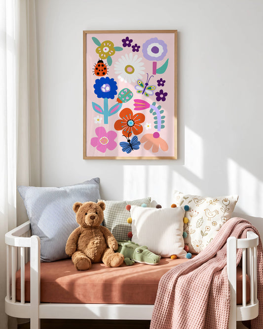 Flower Garden 3 Poster Print