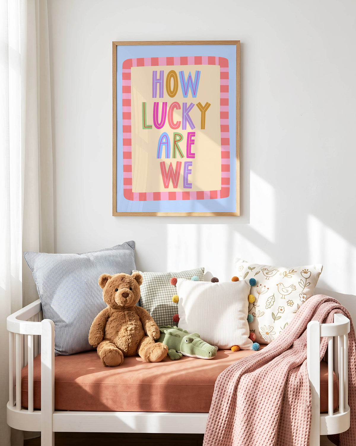 How Lucky Are We Poster Print