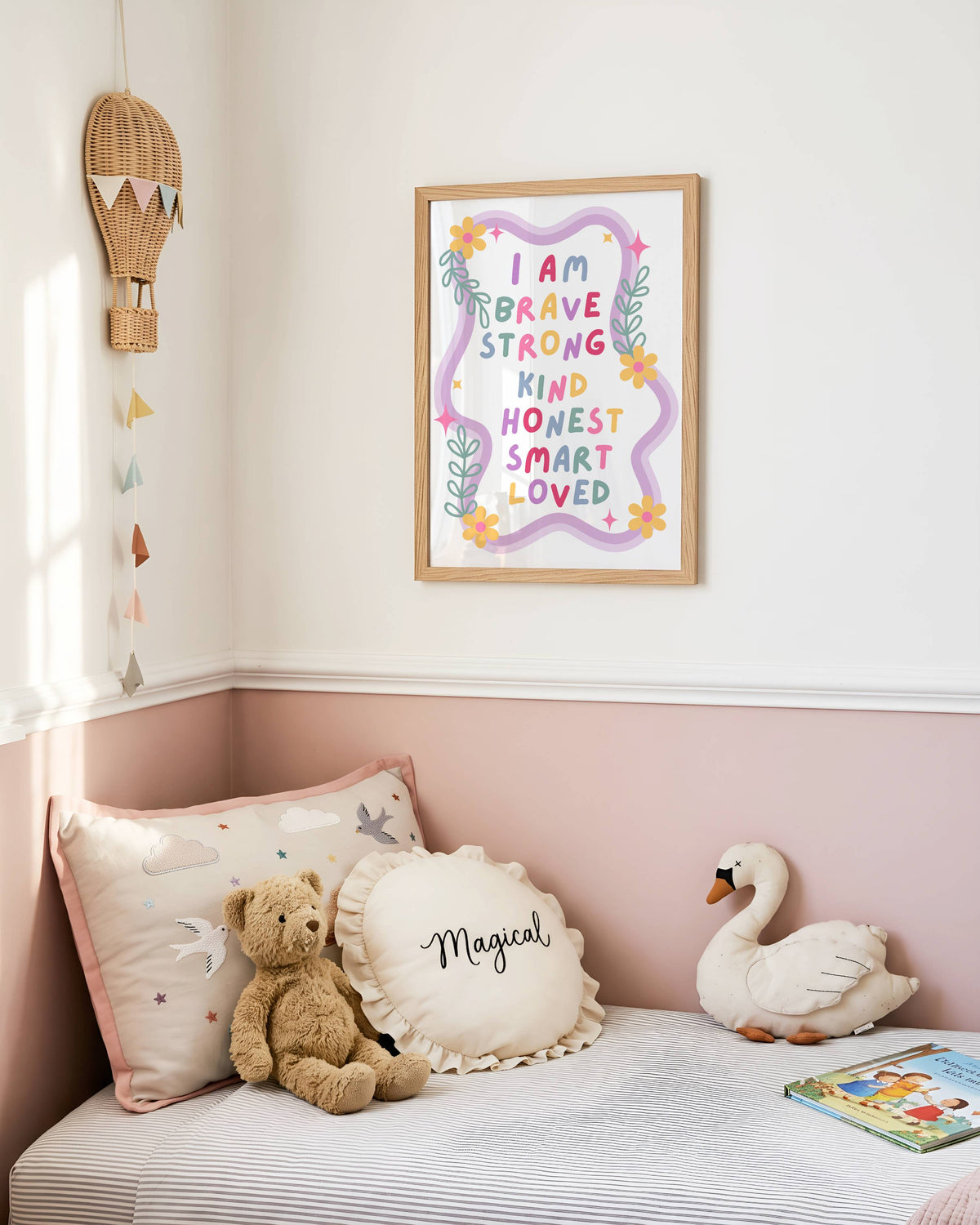 Positive Girls Affirmations Poster Print