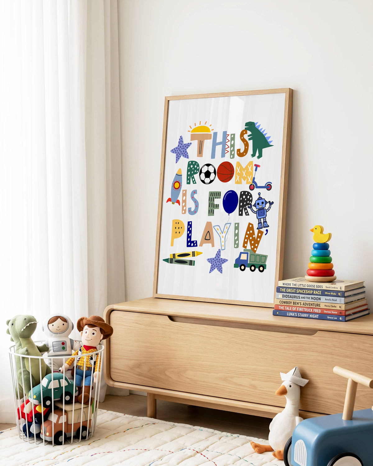 This Room Is For Playin' Poster Print