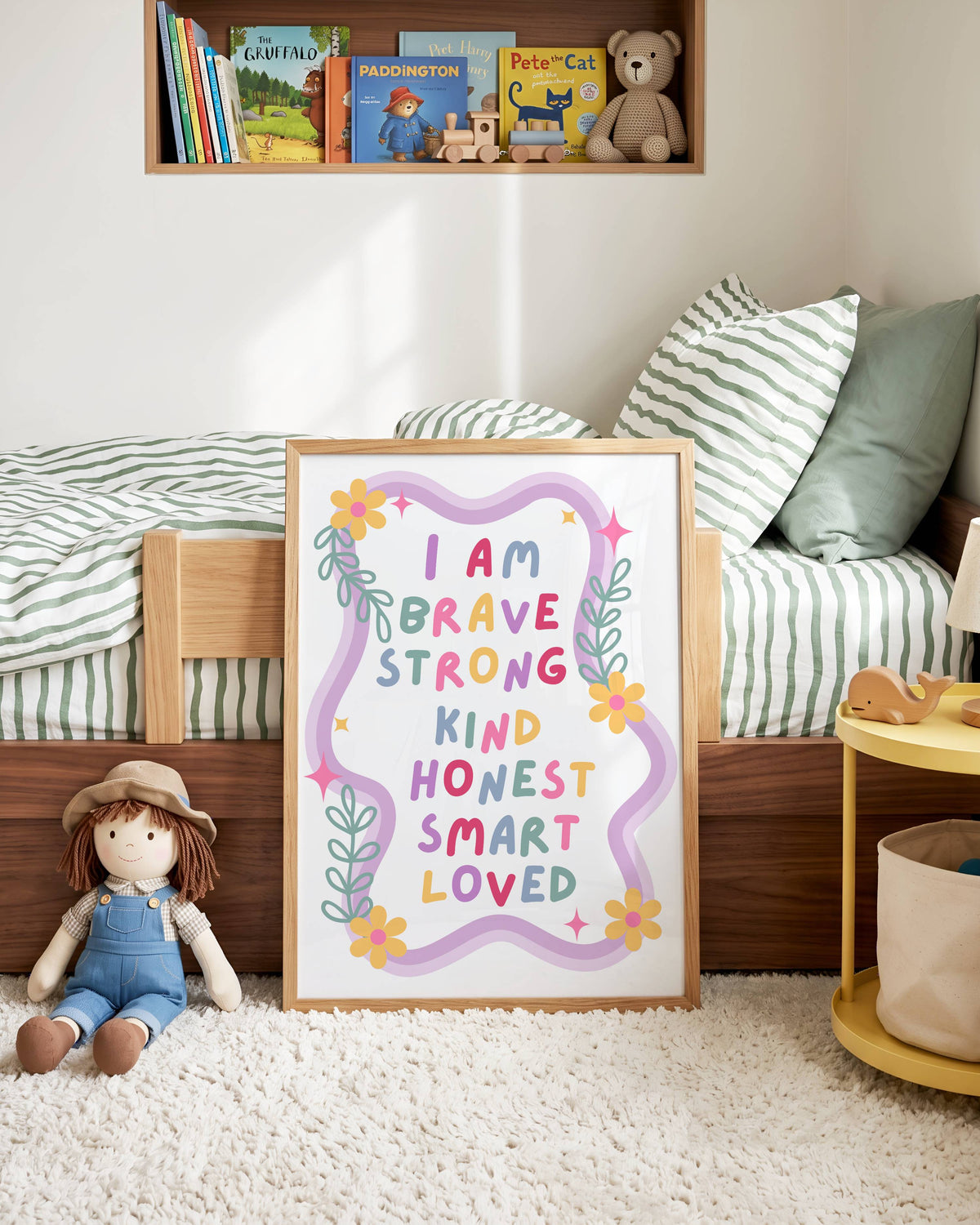 Positive Girls Affirmations Poster Print