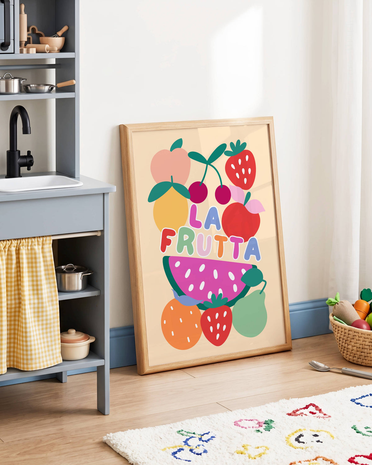 La Frutta Poster Print (Yellow)