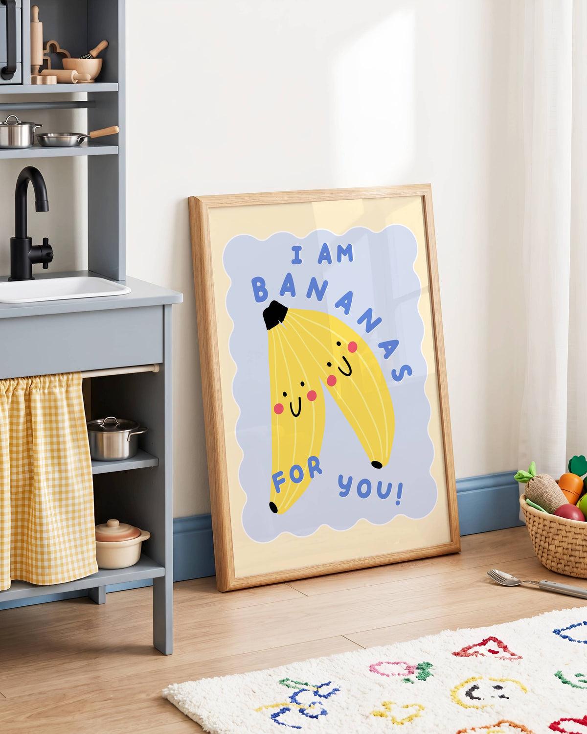 I Am Bananas For You Poster Print