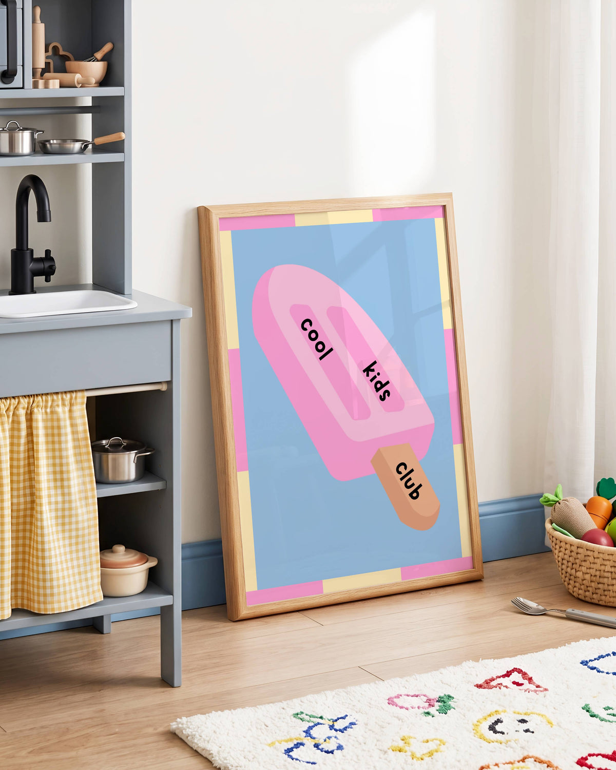 Cool Kids Club Popsicle Poster Print