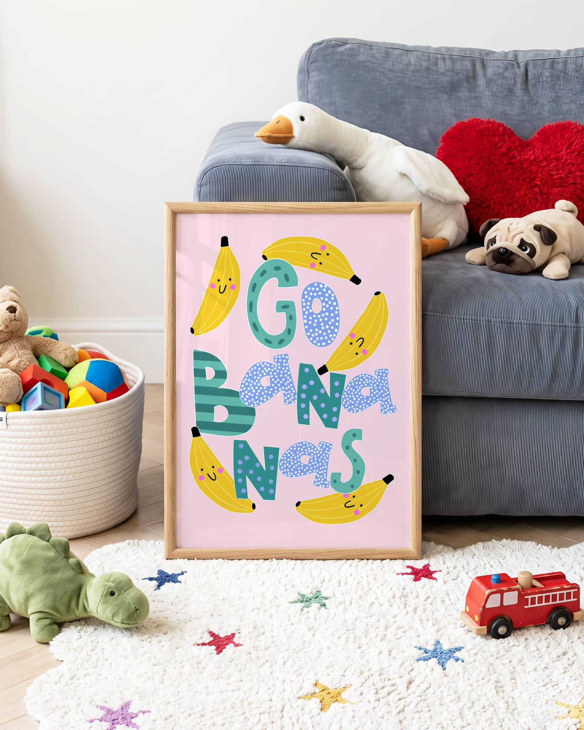 Go Bananas Poster Print