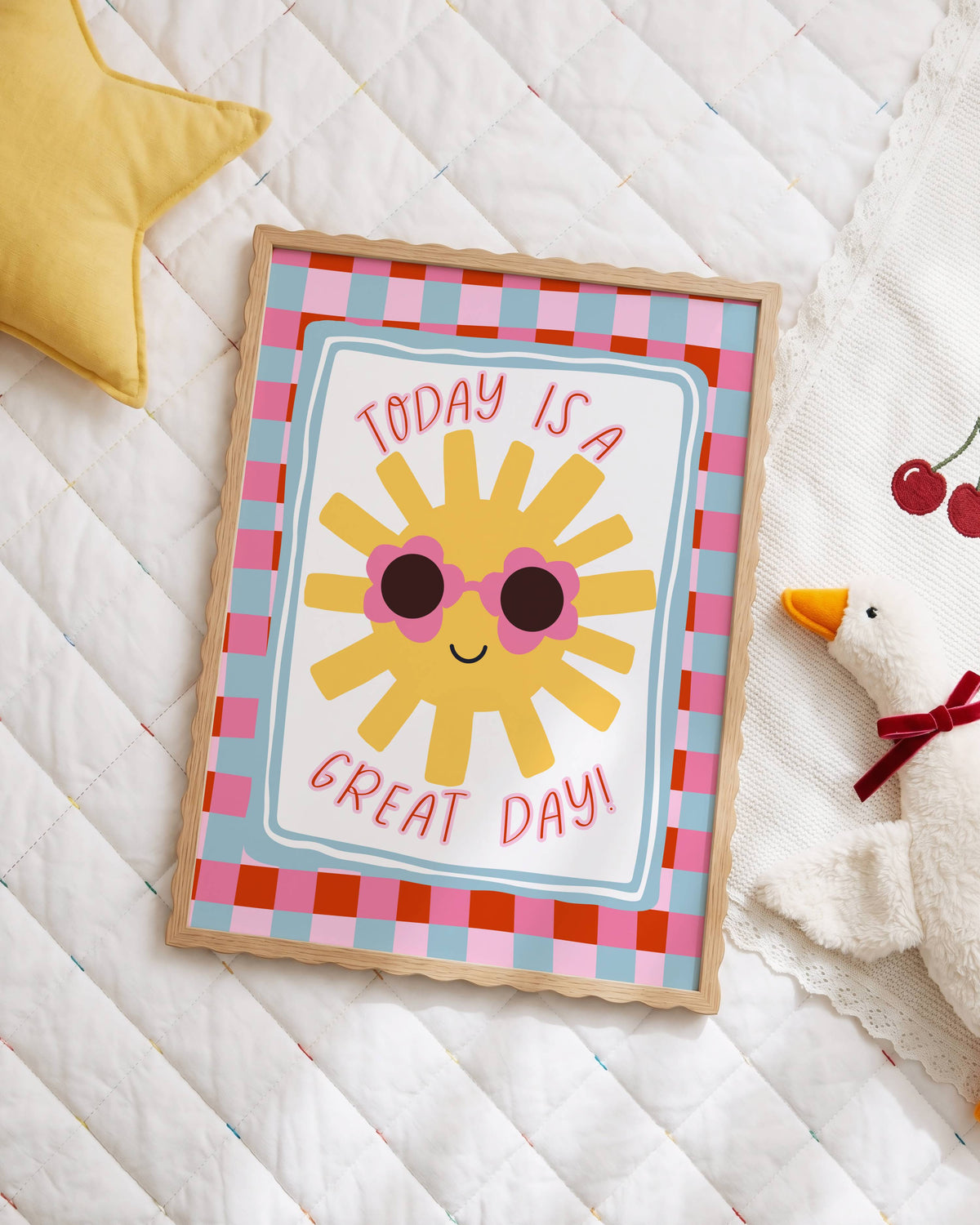 Today Is A Great Day Poster Print